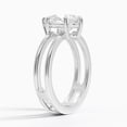 thumbnail image 2 of Alpha Jewel 14K White Gold Plated Ring for Her - 1.9 Ct Pear Cut Moissanite Ring for Women's - Enhancer Moissanite Engagement Wedding Ring for Women's - Moissanite Beautiful Special Occasion Ring, 2 of 2