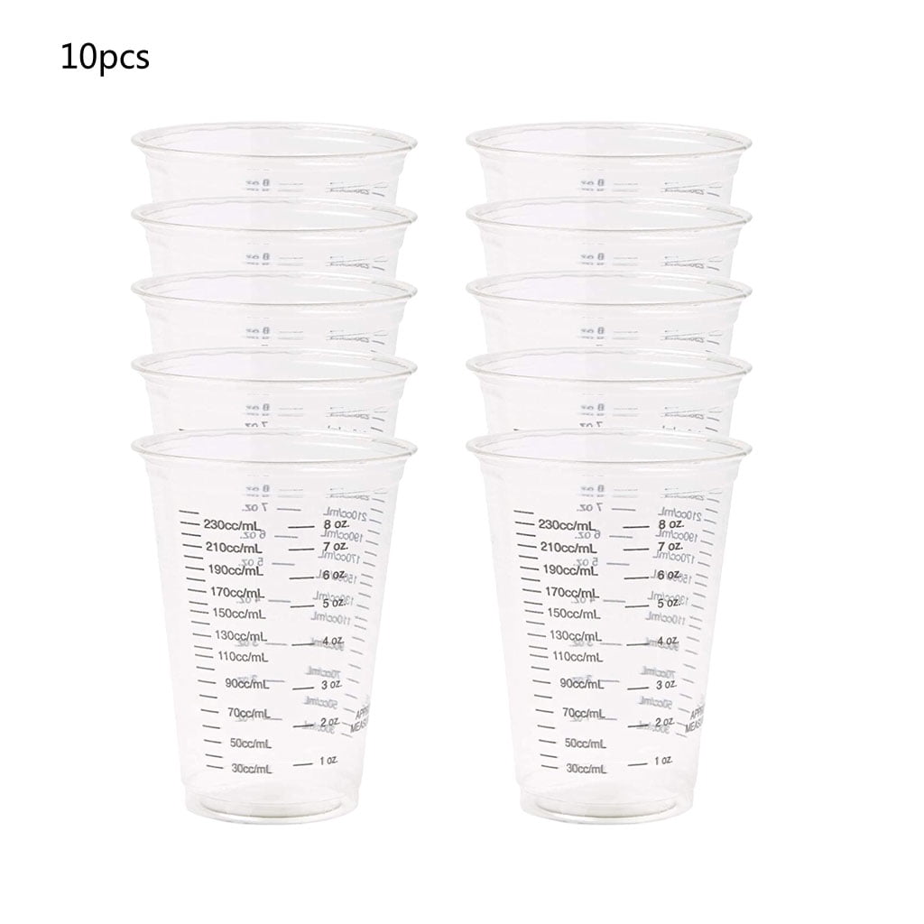 Feamos Disposable Measuring Cups For Resin 8oz Clear Plastic Measuring Cup For Epoxy Resin Art Graduated Measure In Ml And Oz Walmart Com Walmart Com Feamos Disposable Measuring Cups For Resin 8oz Clear Plastic Measuring Cup For Epoxy Resin Art Graduated Measure In Ml And Oz Walmart Com Walmart Com