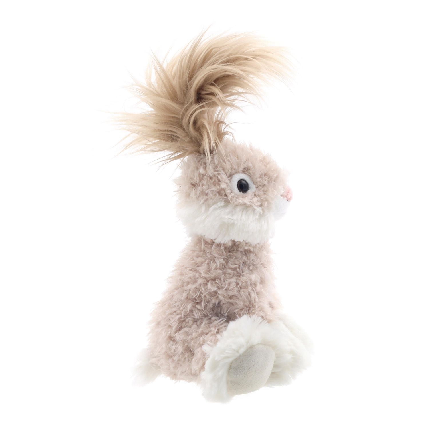 Way To Celebrate Medium Fluffy Bunny, Beige