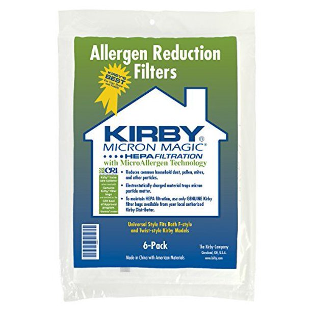 Kirby Allergen Reduction Filters 204811 6 Pack Walmart Com Walmart Com