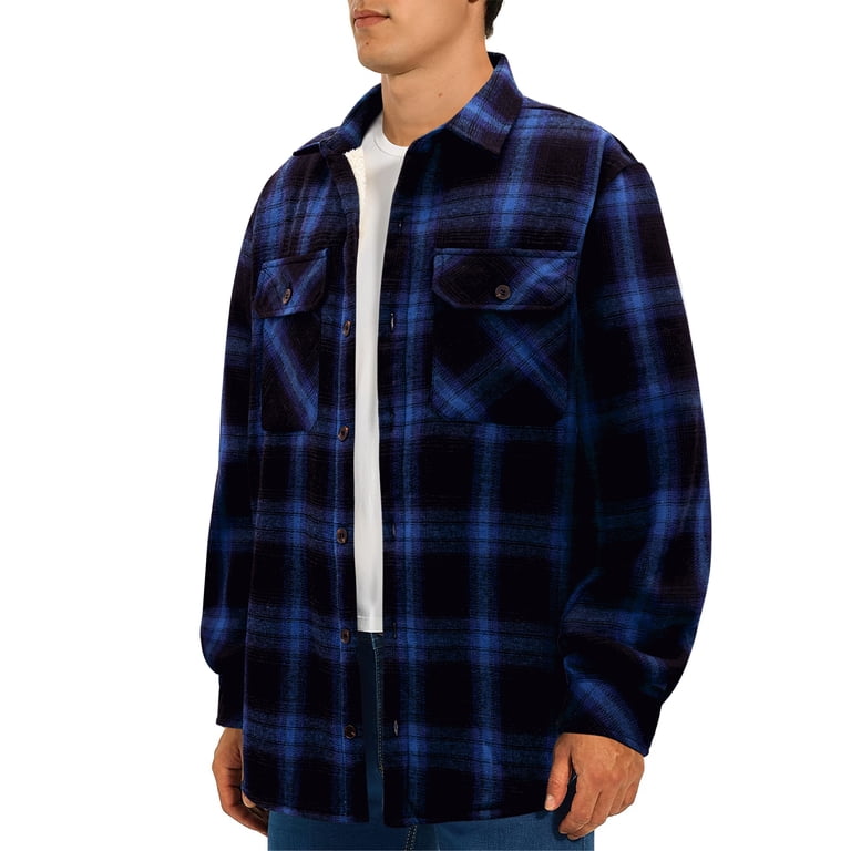 Gents Bliss Men's Heavyweight Flannel Fleece Jacket photo 3
