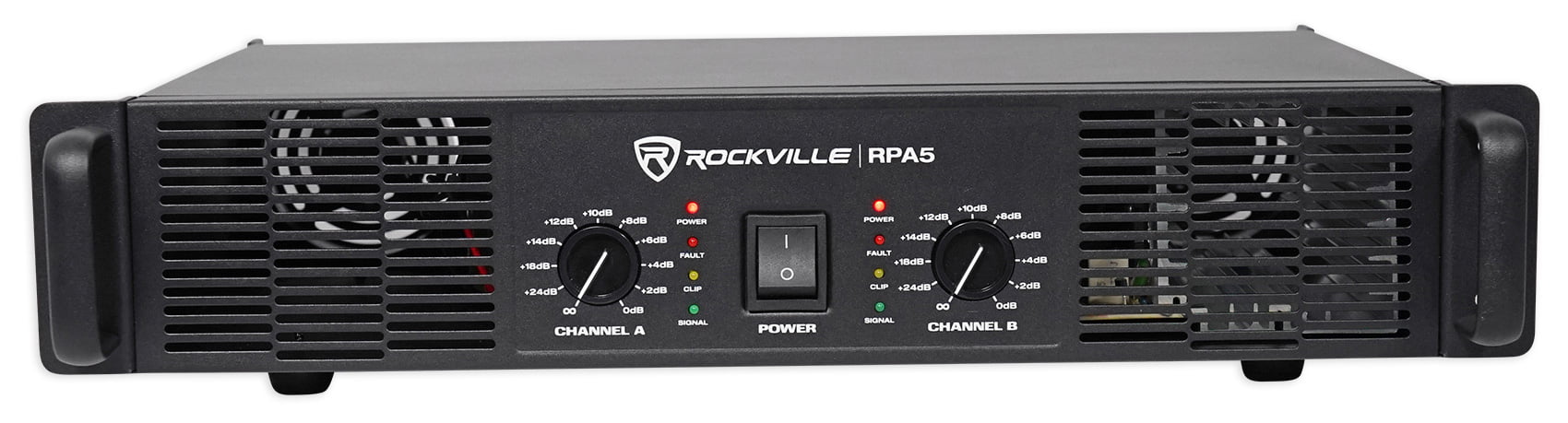 2) Rockville SPG88 8“ 800W 8 Ohm PA Speakers ABS Cabinet+RPA4 1000w  Amplifier