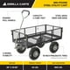 Gorilla Carts Chariot Utilitaire en Acier Capacité de 800 Livres – image 3 sur 5
