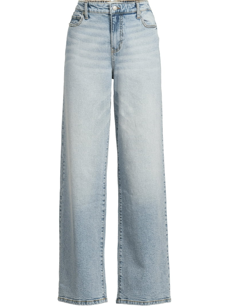 パンツ NOREMID RIGHT SUPPER BAGGY DENIM Navy Dark Blue Indigo High Rise Non Stretch Wide Leg Jeans - NEWME