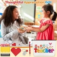 thumbnail image 6 of 24 count Teacher Appreciation Gifts Bulk for Women with Sticky Notes Bookmark Key Chain Makeup Bags Pens Thank You Card Motivational Teacher Gifts Set for Teachers School Graduation Office Supplies, 6 of 6