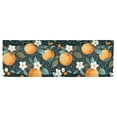 thumbnail image 6 of Yayeee Kitchen Valance Rod Pocket 54" x 18" Living Room Window Curtain, Green Oranges, 6 of 6