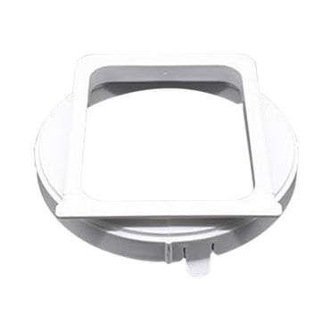 Coollooc 5.9 Inch Portable Air Conditioner Exhaust Hose Coupler Square to Round Coupler, Portable Air Conditioner Hose Connector Window Adapter Mobile Air Conditioner Accessories