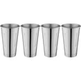 thumbnail image 1 of OCS Parts 4-Pack 7-Inch Stainless Steel Malt and Milkshake Mixing Cups | 30 Ounce Professional Milkshake Cups for Home and Commercial Use, 1 of 4