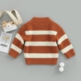 thumbnail image 2 of Okbabeha Toddler Infant Baby Boy Girl Chunky Sweater Cable Knit Striped Sweaters Pullover Sweatshirt Warm Winter Clothes, 2 of 7