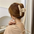 MVNSFEW Autumn and Winter Plush Catch Clip Imitation Hair Clip Back