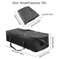 thumbnail image 2 of Heavy Duty Duffle Bag Foldable Travel Storage Bag Sports Equipment Bag Heavy Duty Duffle Bag (50L), 2 of 10