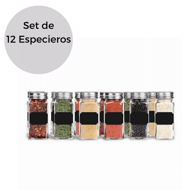 Set de 12 especieros Good & Good 100ml SE97236
