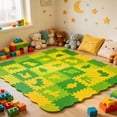 thumbnail image 6 of Foam Play Mat with Fence, 36 Pack Square Interlocking Puzzle Floor Mat, Puzzle Playmat Floor Mat for Playroom and Indoor Activity Areas, 6 of 6