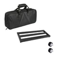 thumbnail image 3 of Pedalera de efectos de guitarra, pedalera de efectos de metal, resistente, portátil universal con bolsa de transporte, pedalera de bajo, , METRO M, 3 of 7
