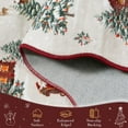 thumbnail image 6 of Wonnitar Christmas Rugs for Bedroom, 5x7 Beige Washable Area Rug Non Slip, Soft Ultra-Thin Christmas Tree Santa Claus Holiday Decor Carpet for Living Room Kids Room Nursery, 6 of 9