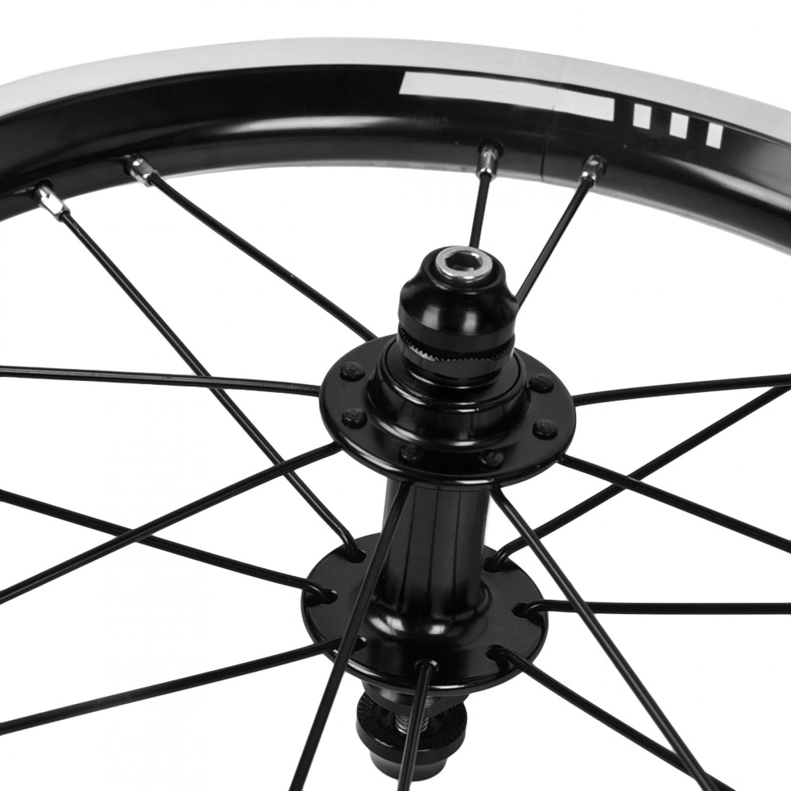 Roue De Vélo Pliable 70 Mm Pour Brompton & 3Sixty - Alliage Aluminium, Roulement Caoutchouc - Noir, Rouge, Argent, Rose, Violet
