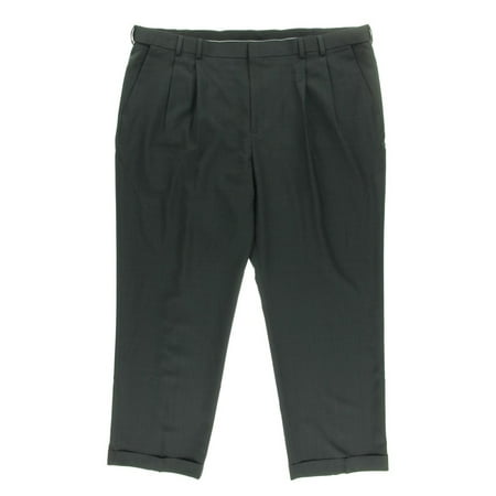 Van Heusen - Van Heusen Mens Big & Tall Extender Waist Cuffed Dress Pants - Walmart.com