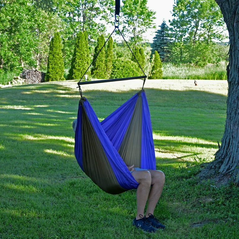 Algoma Net 2927PB GO2 Traveler Portable Camping Chair Purple Blue Walmart