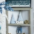 thumbnail image 2 of Northlight Lettered "XMAS" Tree Ceramic Christmas Sign - 8" - White and Gold, 2 of 7