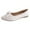 White, variant on Sngxgn Women's Ballet Dress Flats — Comfortable, Slip On Flat Shoes for Casual, Dressy and Work(White,40)