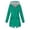 Green, variant on EliteGoogv Womens Hooded Trench Coats Long Belted Jackets For Women Travel Outerwear Casual Jackets Army Green 5XL