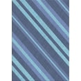 thumbnail image 1 of Ahgly Company Indoor Rectangle Patterned Denim Blue Novelty Area Rugs, 8' x 12', 1 of 6