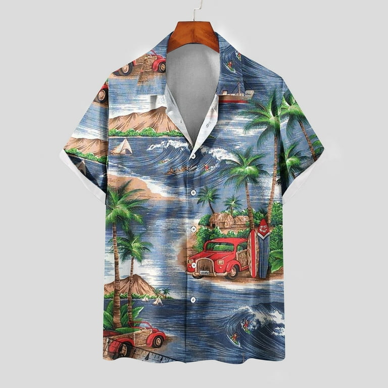 NOMA t.d. Summer Shirt Palm Tree サイズL NOMA t.d./ノーマティーディー/PALM TREE HAND EMBROIDERY LS