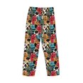 thumbnail image 3 of Vsdgher Different Cats 1 Print Mens Pajama Pants Sleep & Lounge Pants, PJ Bottoms With elastic waistb and Pockets, 3 of 5