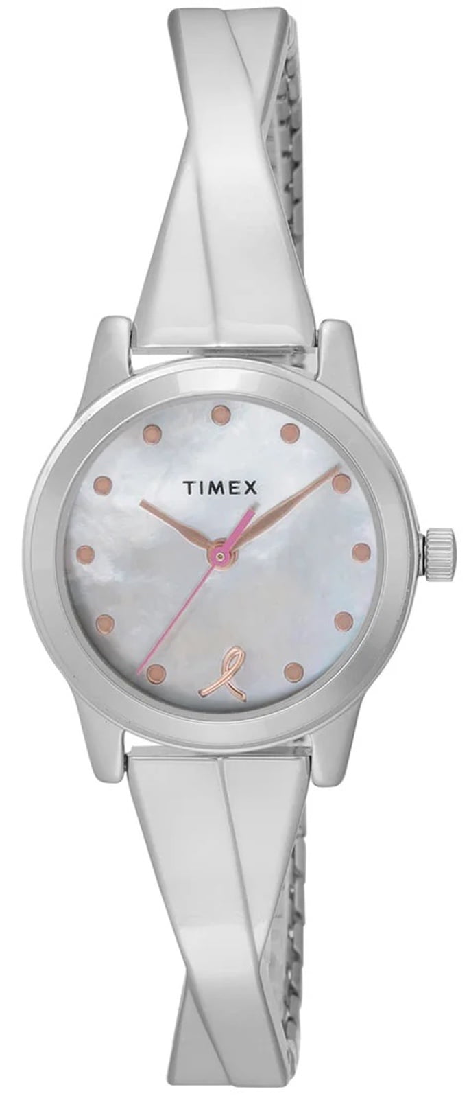 Timex TW2U94200 Unisex T80 Mini Silver Expansion Band Watch