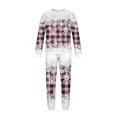 thumbnail image 4 of Lvotionpl 2026 Match Family Christmas Pjs, Matching Christmas Pajamas Long Sleeve Top & Pants Set Matching Holiday Family Pajama Xmas Sets, 4 of 4