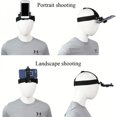 thumbnail image 5 of Head-Mounted Smartphone Holder First-Person View Video Outdoor Live Bracket For GoPro 10 9 8 7 6 5 4 DJI Action 2 For IPhone 16, 5 of 7