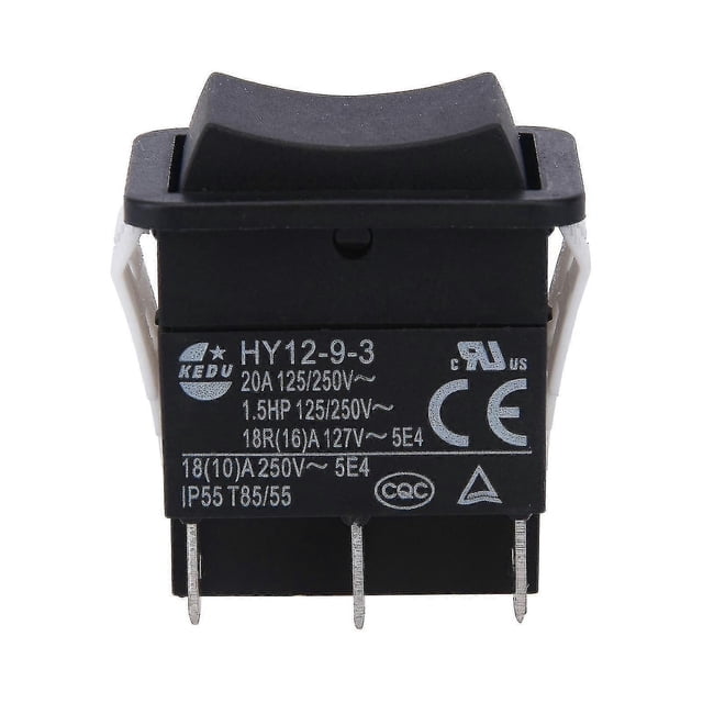 12-9-3 Small Industrial On Off Safe Arc Single Pole Rocker Switch Push Button