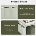 thumbnail image 6 of Sofa Armrest Organizer, Couch Caddy with 5 Pockets for Remote Control, Phone, Tablet, Books, and More, Bedside Storage Pocket for Easy Home Organization, 6 of 9