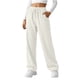 thumbnail image 3 of RKSTN Women's Corduroy Pants Plus Size Slim Fits Elastic Waisted Drawstring Lounge Pants Womens Casual Solid Oversized Loose Fits Comfortable Trousers Straight Leg Work Pant Fall Spring Clothes, 3 of 10