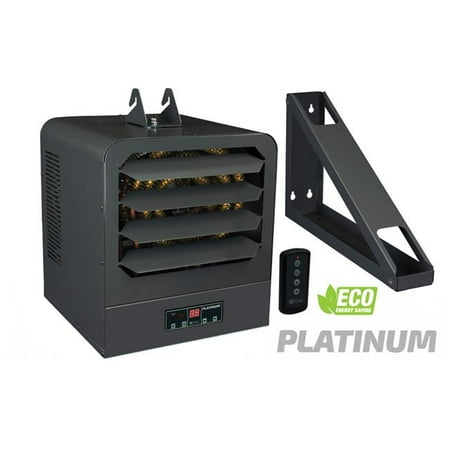 

King Electric KB2405-1-P Heavy Duty 1 Phase 240V 5kw Electronic Unit Heater with Bracket Gray