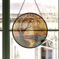 thumbnail image 3 of Hanging Stained Glass for Windows Weeping Willow Plant - Stained Glass for Windows Weeping Willow Plant, Festival Gift Ornament, Year-Round Decorative Piece, 3 of 6