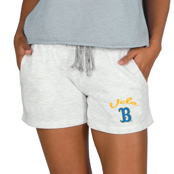 Women's Concepts Sport Ash UCLA Bruins Mainstream French Terry Tri-Blend Shorts