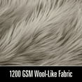 thumbnail image 3 of Lochas Soft Fluffy Rugs Faux Sheepskin Area Rug for Bedroom Living Room Bedside Carpet Nursery Washable Floor Mat,3'x5',Beige, 3 of 5
