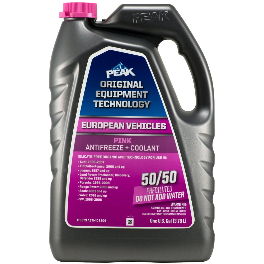 PEAK® ORIGINAL EQUIPMENT TECHNOLOGY Antifreeze + Coolant For European