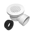 thumbnail image 1 of Low Profile Shower Base Drain With Perforated Strainer Side Outlet Shower Drain Side Outlet Drain Ap, 1 of 5