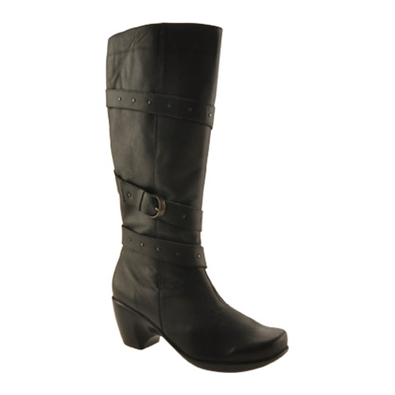 Women s Naot Allure Jet Black Leather 42 M Walmart