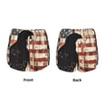 thumbnail image 5 of Lsque Wood Grain Bald Eagle Printed Women's Running Shorts with Liner Pockets,Elastic Quick Dry Workout Athletic Gym Yoga Shorts,Womens High Waist Shorts-X-Large, 5 of 9
