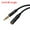 Black, variant on Uxcell 0.14" Aux Extension Cable Male to Female Auxiliary Audio HiFi Headphone Cord 10 ft  Black