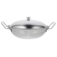 thumbnail image 1 of 1 Set of Kitchen Cooking Pan Stainless Steel Cooking Pan Reusable Kitchen Pan Home Cookware, 1 of 9
