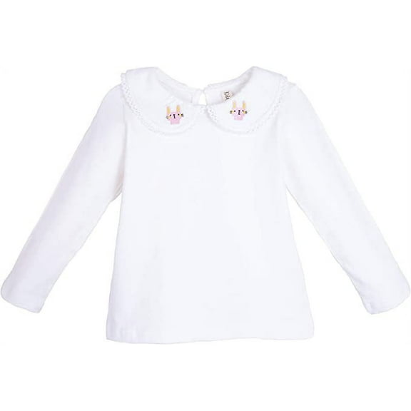 Conti Kids Little Girls Ruffle Long Sleeve Blouse 2-7 Years