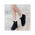 thumbnail image 5 of Fangasis Ladies Non Slip Booties Plush Lining Breathable Warm Boot Work Winter Shoes Black 7.5, 5 of 5