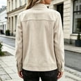 thumbnail image 6 of Enjoytime Cropped Jackets for Women Fall Fashion Long Sleeve Zip Up Jacket Plus Size Trendy Vintage Work Casual Outerwear, 6 of 6