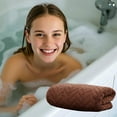 thumbnail image 4 of Coral Fleece Pattern Bath Towel – Super Absorbent Soft Warm Towel For Home Travel And All Season Use, 4 of 5