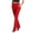 Red, variant on XFLWAM Women's Yoga Dress Pants Stretchy Work Slacks Business Casual Straight Leg/Bootcut Pull on Trousers with Pockets Red S