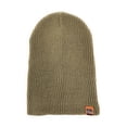 thumbnail image 5 of Empire Cove Long Beanie Winter Warm Solid Knit Womens Mens Unisex - Taupe, 5 of 5